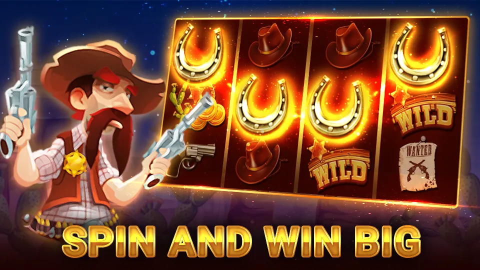 Biểu tượng các tính năng bonus trong game slot như vòng quay miễn phí và wild